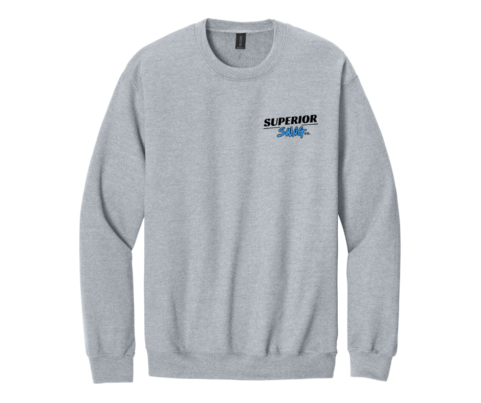 Grey Superior Swag logo crewneck sweatshirt