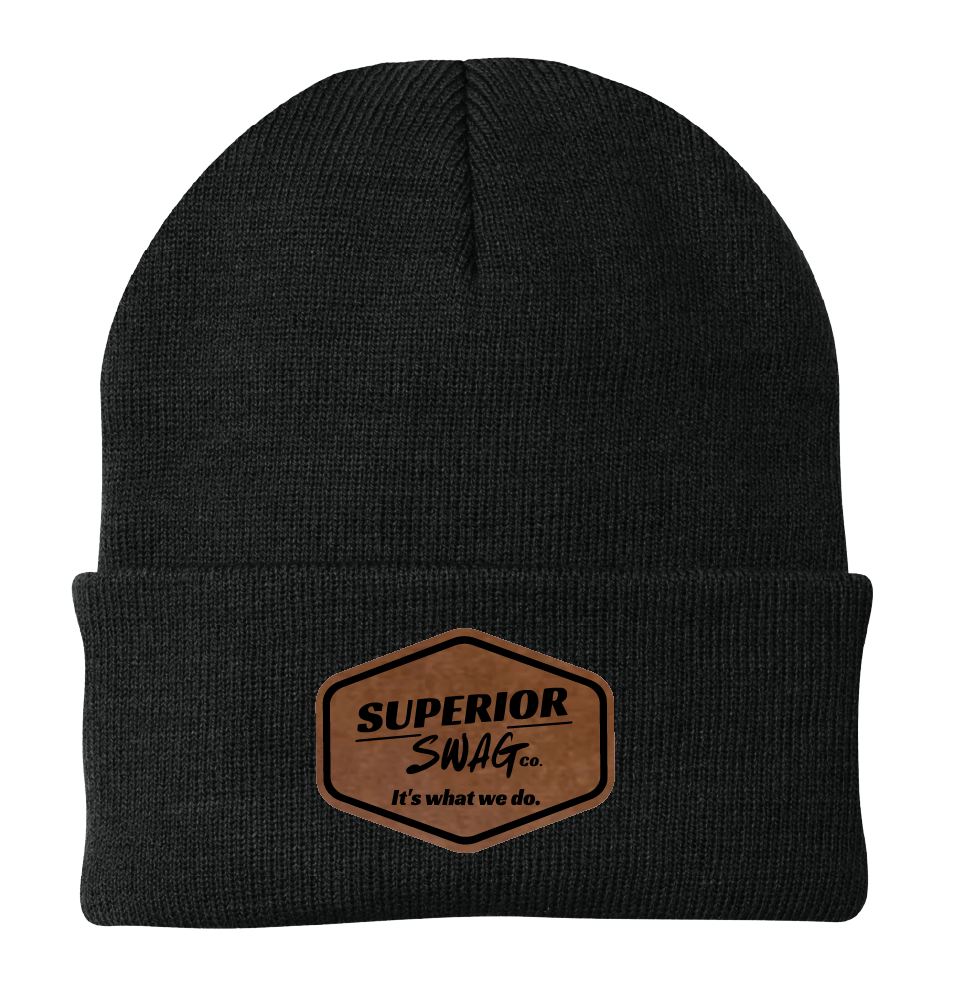 BUNDLE DEAL: 5 Custom Patch Cuffed Beanies