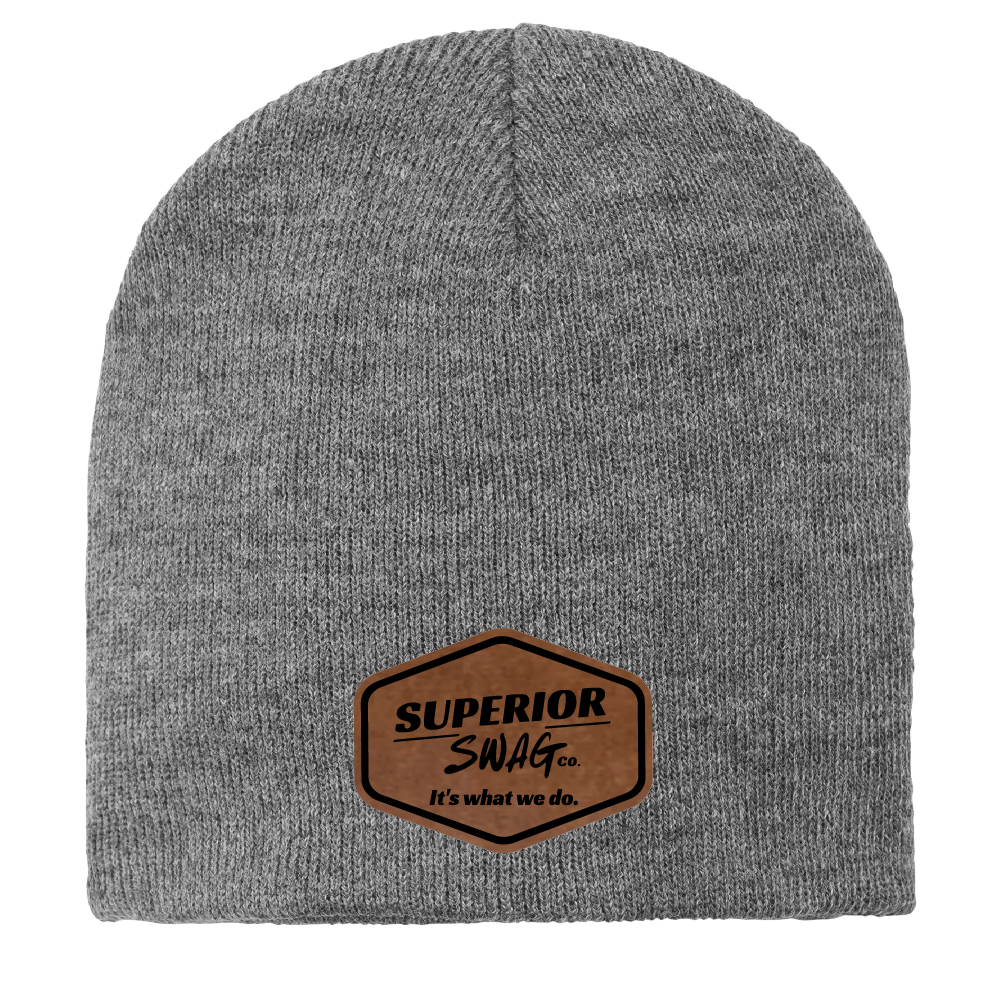 Bundle Deal: 5 Custom Patch Uncuffed Beanies